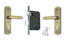 DUKE SS, Brass and Mild Steel Lever Combination Key & Latch Door Locks MH606BAKY_0