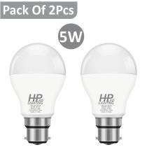 HP LED LIGHTING 5 W Cool White B22 2 piece LED Bulbs_0