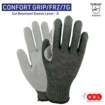 KEL Cut Resistant Para-Aramid Safety Gloves CONFORT GRIP/FRZ/7G 7 inch_0