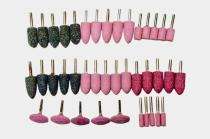 SHREE AMBA ENTERPRISES 16 x 20 - 50 x 25 mm Aluminium Oxide Resin Bond Mounted Points A024 47000 RPM_0