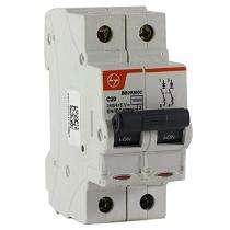 L&T Double Pole 6 A C MCB_0