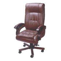Mandee's Furniture Revolving Brown 985 x 635 x 605 mm Leather Office Chairs_0