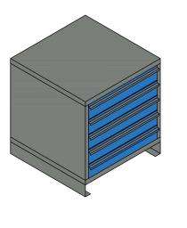 TRIARO Mild Steel O Ring Storage Cabinet 25 Kg_0