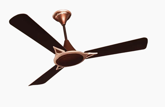 Crompton Standard 900 mm 3 Blades 56 W Coffee Brown Ceiling Fans_0