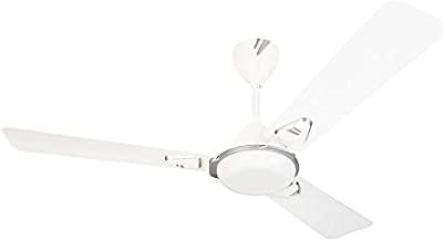 USHA 1200 mm 3 Blades 80 W Pearl White Chrome Ceiling Fans_0