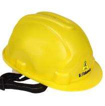 SAFEHAWK HDPE Yellow Nape Safety Helmets ACE_0