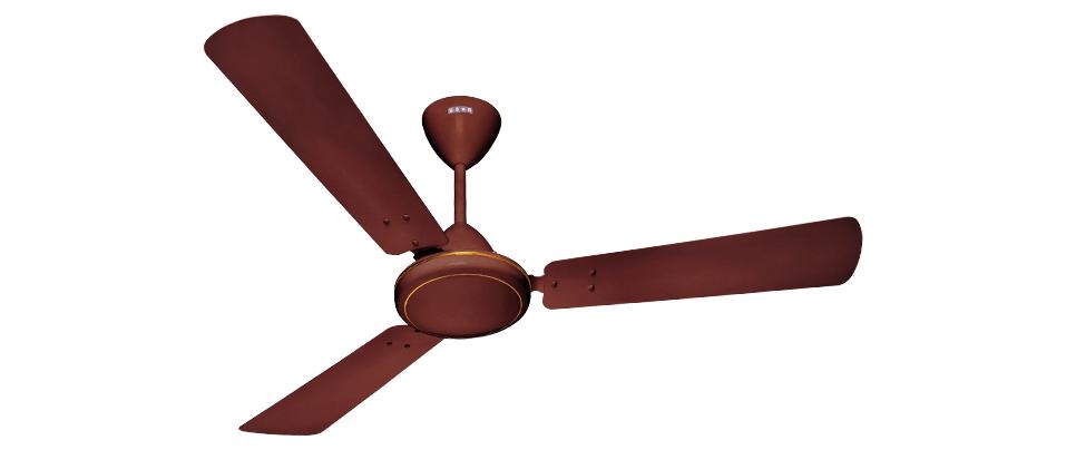 USHA 1200 mm 3 Blades 80 W Deep Metallic Brown Ceiling Fans_0