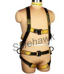 SAFEHAWK Polyester Full Body Forging Spring, Snap Spring Safety Harness Standard Size_0
