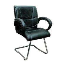 Visitor Black 985 x 635 x 625 mm Leather Office Chairs_0
