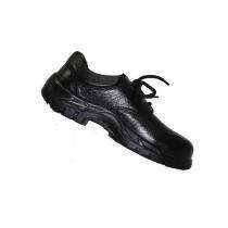 Karam Leather Steel Toe Safety Shoes Black_0