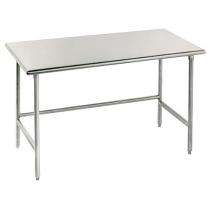 New Rathna Safes Plain Office Tables Silver Mild Steel_0