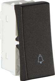 Crabtree 10 A 1 Way Bell Push Grey Electrical Switches_0