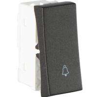Crabtree 10 A 1 Way Bell Push Grey Electrical Switches_0