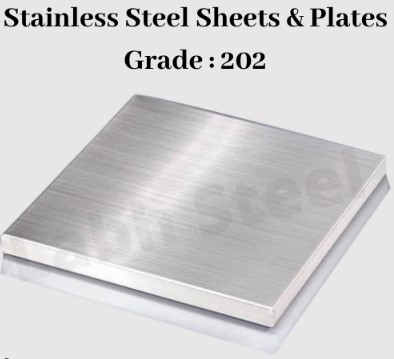 Jindal 25 mm Stainless Steel Sheet SS 202 1250 x 2500 mm_0