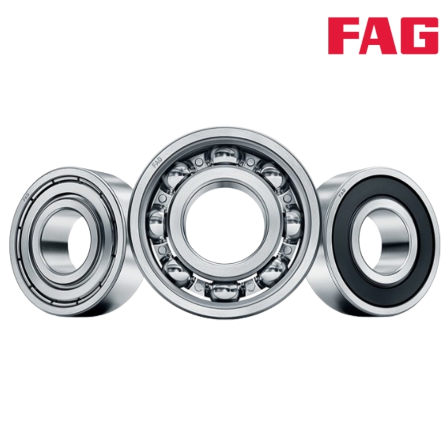 FAG 608-2RS Ball Bearings Natural Rubber, Steel_1