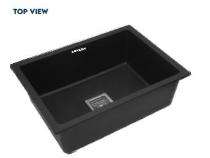 ESPERA GRANITE Kitchen Sink Single Bowl CRYSTO 24X18X8 Inch_0