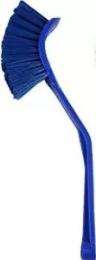 Nylon Wash Basin Cleaning Brush Plastic Handle Blue_0