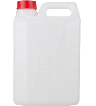 Plastic From 2 L Rectangular White Container Cans_0