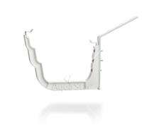 Aquastar 220 mm Corrugated Square White UPVC Bracket with Extension_0