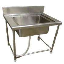 KRCE Cast Iron Kitchen Sink Single Bowl K800 24 x 18 x 9 inch_0
