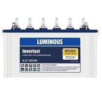 LUMINOUS ILST8036 Inverter 12 V 60 Ah Lead Acid Batteries_0