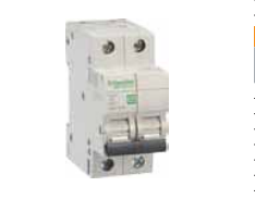 Schneider Electric EZ9F21106 Double Pole 6 A B MCB_0