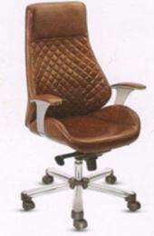 High Back Revolving Brown 1346.2 x 533.4 x 546.1 mm Office Chairs_0