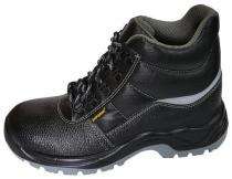 Indolingal Leather Steel Toe Safety Shoes Black_0