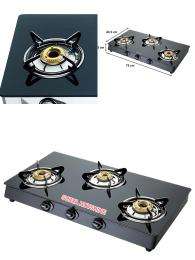SURYA HOTSHINE SG-SQ-B-3 Black 3.0 Glass Cooktop_0