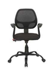Nilkamal Revolving Black 700 x 700 x 970 mm Mesh Office Chairs_0