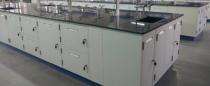 Wooden, Mild Steel, Granite Laboratory Table White_0