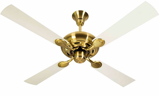 USHA Fontana Orchid 1280 mm 4 Blades 70 W Gold Ivory Ceiling Fans_0