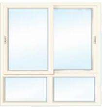 VIVEK ALUMINIUM AND GLASS Combination UPVC UPVC Windows 4 x 4 ft CW_0