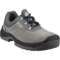 DELTAPLUS FENNEC4 S1 SRC Suede Split Leather Steel Toe Safety Shoes Grey_0