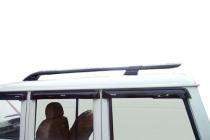 SM AUTO STAMPING Roof Rails Bolero ABS Black & Silver_0