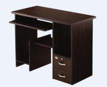Alder Computer Office Tables Dark Walnut Wooden_0