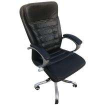 Executive Black 1080 x 635 x 605 mm Leather Office Chairs_0