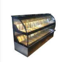 2 Shelves  Food Display Counter 60 W Black_0