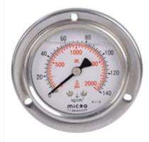 Pressure Gauge 0 - 100 psi 3/8 inch BSP_0