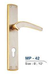 AMPS Brass Mortise MP-42 Handles Gold_0