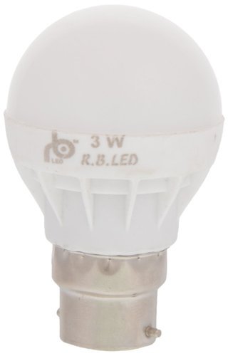RB LED 3 W Cool Daylight B22 1 piece LED Bulbs_0