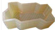 Syno India ZZ40 RUBBER Paver Mould 12" x 12"  Zigzag_0