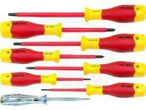 Tolsen 4mm 5mm 6mm Screwdriver Set 8 Piece Slotted_0