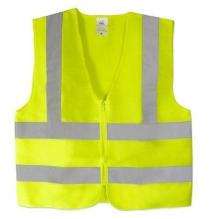 Polyester Safety Jackets L Without Sleeves Yellow_0