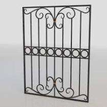 Krishna steel Iron Window Grill_0