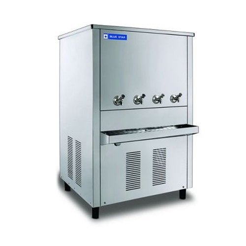 BLUE STAR SDLX100 380 L Water Cooler 4 Faucet Silver_0