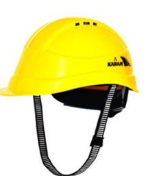 HDPE Yellow Modular Safety Helmets_0
