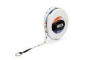 9.5 mm Chrome Plated Steel Measuring Tapes 15 m White_0