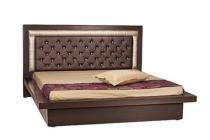 MAA MODULARS Wood Hydraulic Storage Full Size Bed 6 x 5 ft Brown_0
