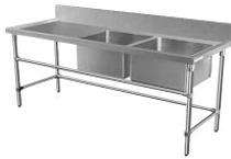 K Star SS 304 Kitchen Sink Double Bowl S02 600x600x800 mm_0